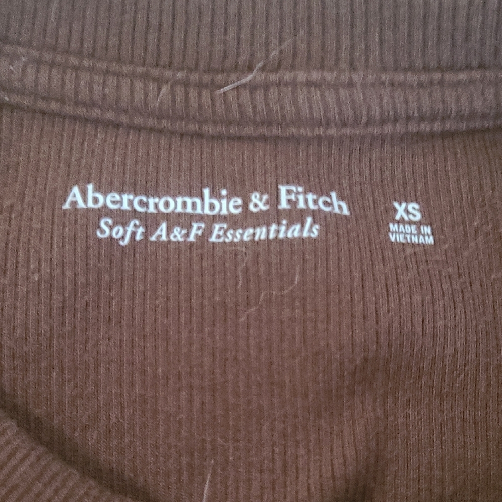 Brown Ribbed T-Shirt - Picture 2 of 2